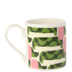 Orla Kiely Dog Show Pink/Green Mug 350ml 